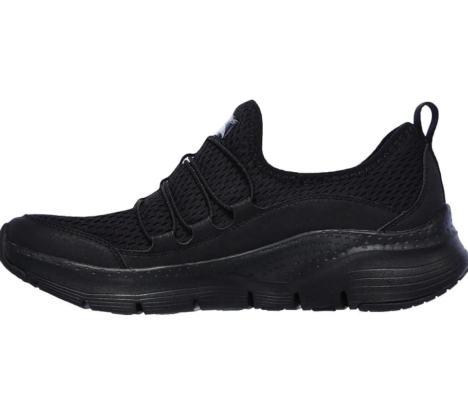 Women's Wide Fit Skechers Lucky Thoughts 149056 Arch Fit Trainers
