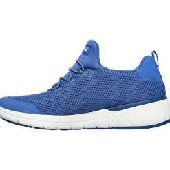 Women's Wide Fit Skechers 77281EC Marsing Waiola SR Safety Trainers - Blue