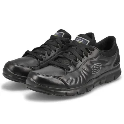 Women's Wide Fit Skechers 76551EC Eldred Occupational Trainers