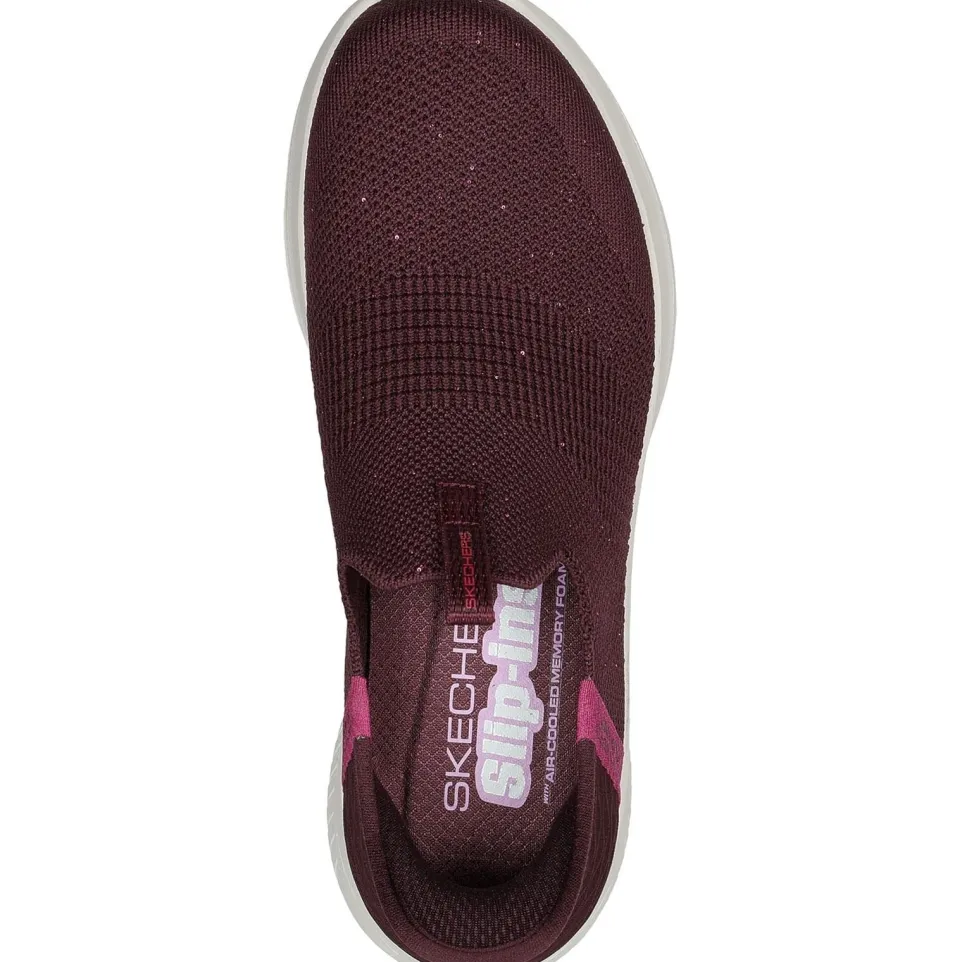 Women's Wide Fit Skechers 149594 Slip-ins Ultra Flex 3.0 Trainers