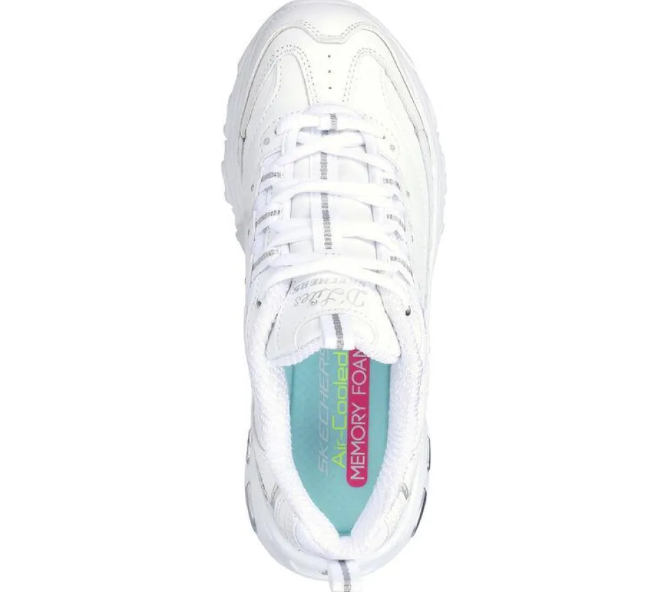 Women's Wide Fit Skechers 11931 D'lites Fresh Start Trainers