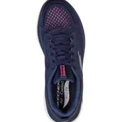 Women's Wide Fit Skechers 124933 Go Walk Workout Walker Trainers