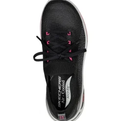 Women's Wide Fit Skechers 124863 Go Walk Arch Fit Clancy Trainers
