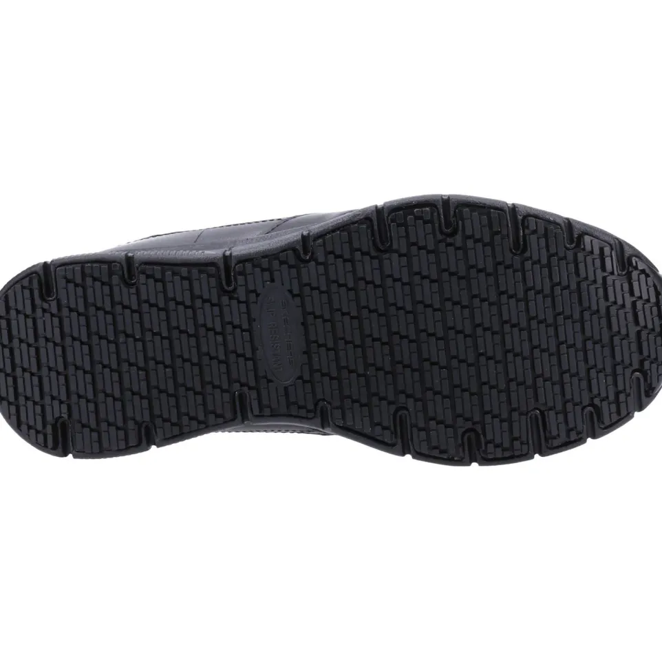 Women's Wide Fit Skechers 77235EC Nampa Wyola Occupational Trainers