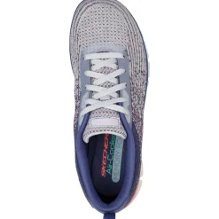 Women's Wide Fit Skechers 104325 Glide-Step Head Start Trainers