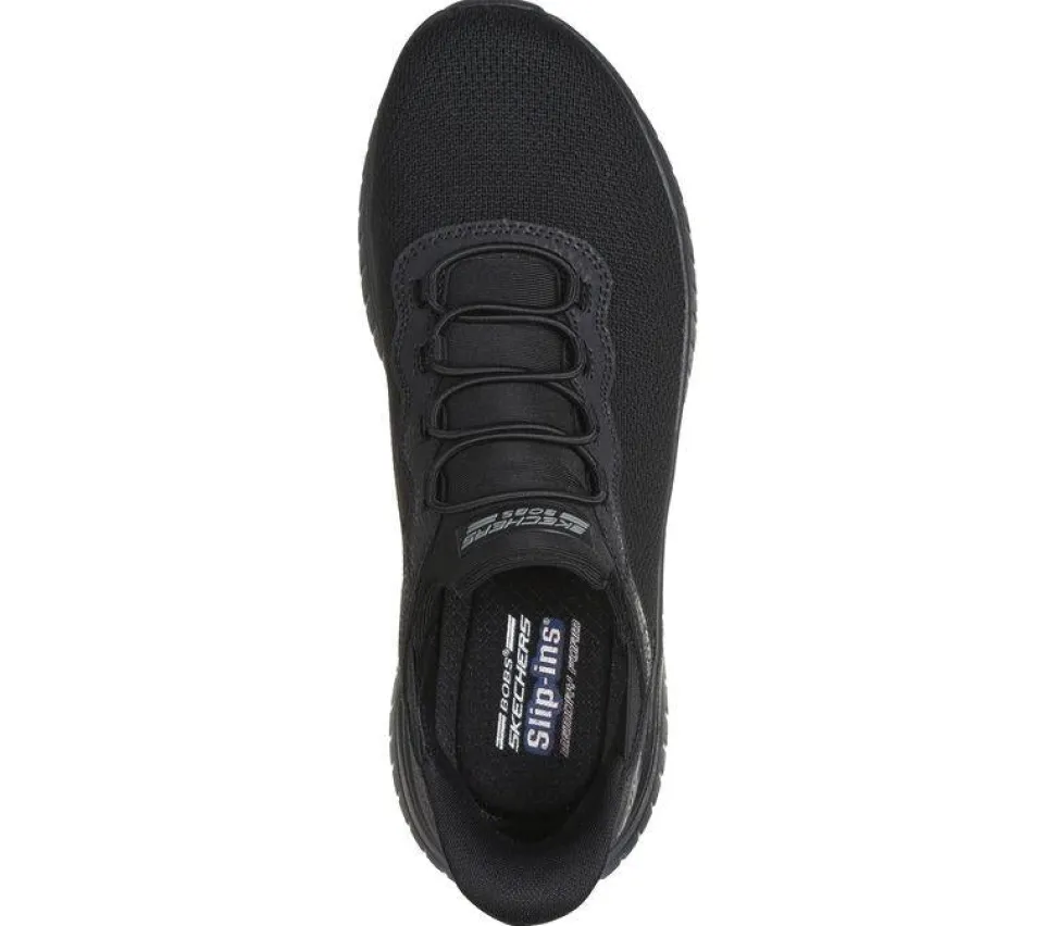 Women's Wide Fit Skechers 117500W Bobs Squad Chaos Daily Inspiration Trainers