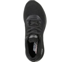 Womens Wide Fit Skechers 32504 Bobs Tough Talk Trainers - Black