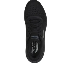 Women's Wide Fit Skechers 150051W Arch Fit 2.0 Big League Trainers - Black