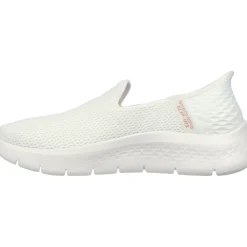 Women's Wide Fit Skechers 124963 Slip-ins Go Walk Flex Relish Trainers