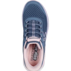Women's Wide Fit Skechers 180272 Slip-ins Glide Step Sole Trainers