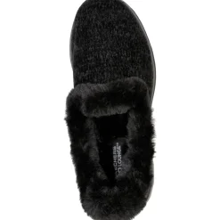 Women's Wide Fit Skechers 175051 Go Walk Lounge Slippers