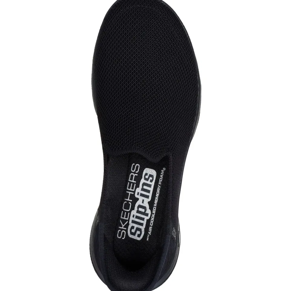 Women's Wide Fit Skechers 124641 Slip-ins Go Walk Joy Vela Shoes