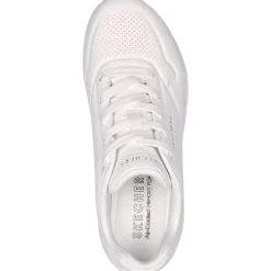 Women's Wide Fit Skechers 73690 Uno Stand On Air Sports Trainers