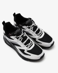 Women's Wide Fit Skechers 177424 Tres Air Uno Street Fl Air Trainers