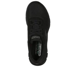 Womens Wide Fit Skechers Flex Appeal 4.0 - 149303 Walking Trainers - Black