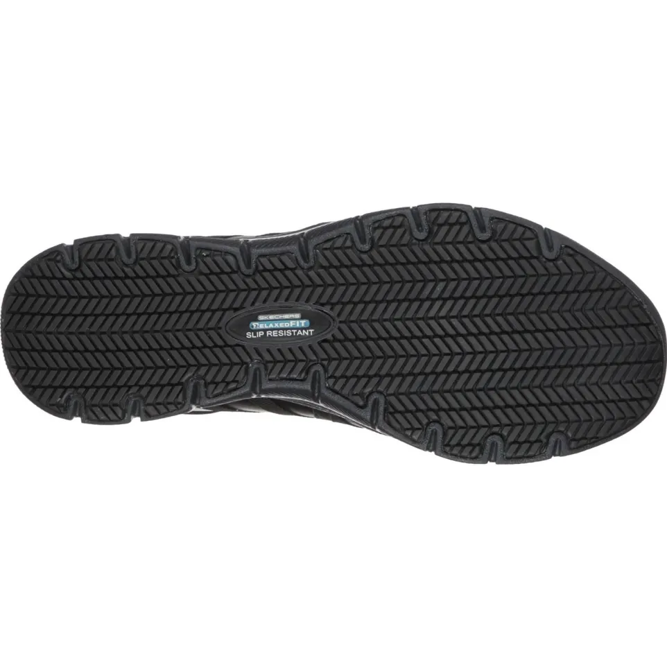 Women's Wide Fit Skechers 77283EC Ghenter Dagsby Occupational Trainers