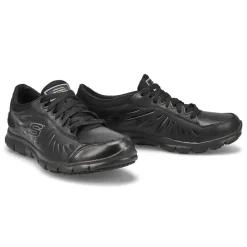Women's Wide Fit Skechers 76551EC Eldred Occupational Trainers