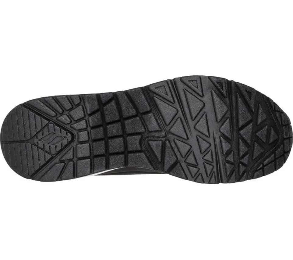 Women's Wide Fit Skechers Uno 155196 Shimmer Away Trainers