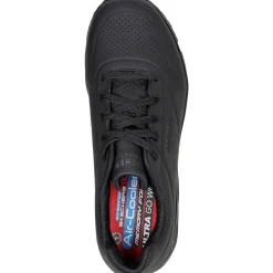 Women's Wide Fit Skechers 108021EC Uno Sr Trainers