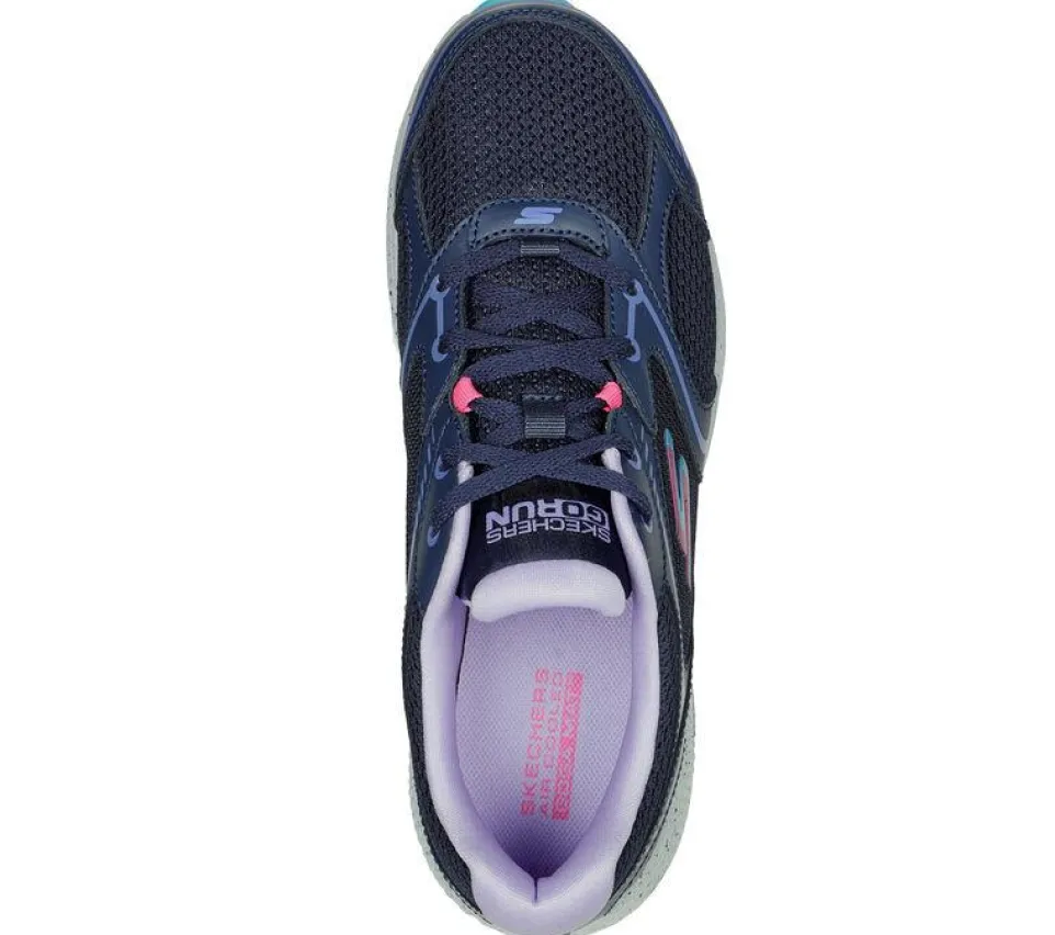 Women's Wide Fit Skechers 128285 Go Run Consistent Vivid Horizon Trainers