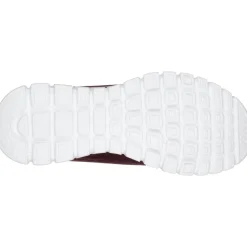 Women's Wide Fit Skechers 12615 Graceful Get Connected Sports Trainers - Wine