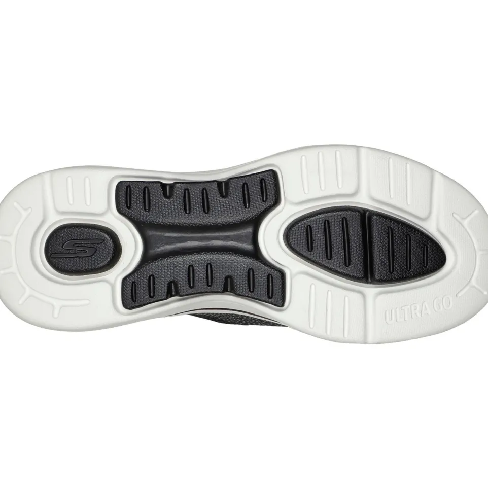 Women's Wide Fit Skechers 124863 Go Walk Arch Fit Clancy Trainers