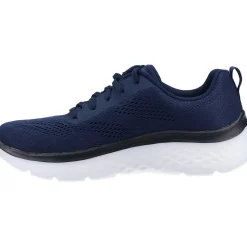 Women's Wide Fit Skechers 124578 Go Walk Hyper Burst Trainers