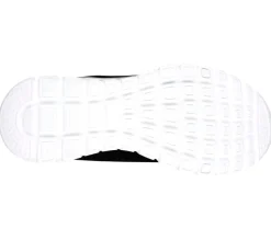 Womens Wide Fit Skechers 12615 Walking Trainers - Black/White