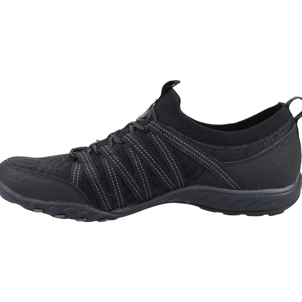 Women's Wide Fit Skechers 100244 Breathe Easy First Light Trainers