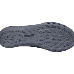 Women's Wide Fit Skechers 100593 Breathe Easy Roll With Me Trainers - Navy