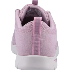 Women's Wide Fit Skechers 104272 Arch Fit Refine Trainers - Mauve