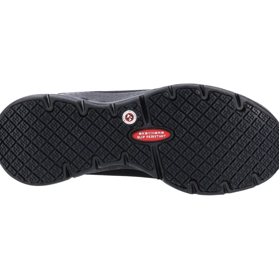 Women's Wide Fit Skechers 108019EC Arch Fit Sr Occupational Trainers