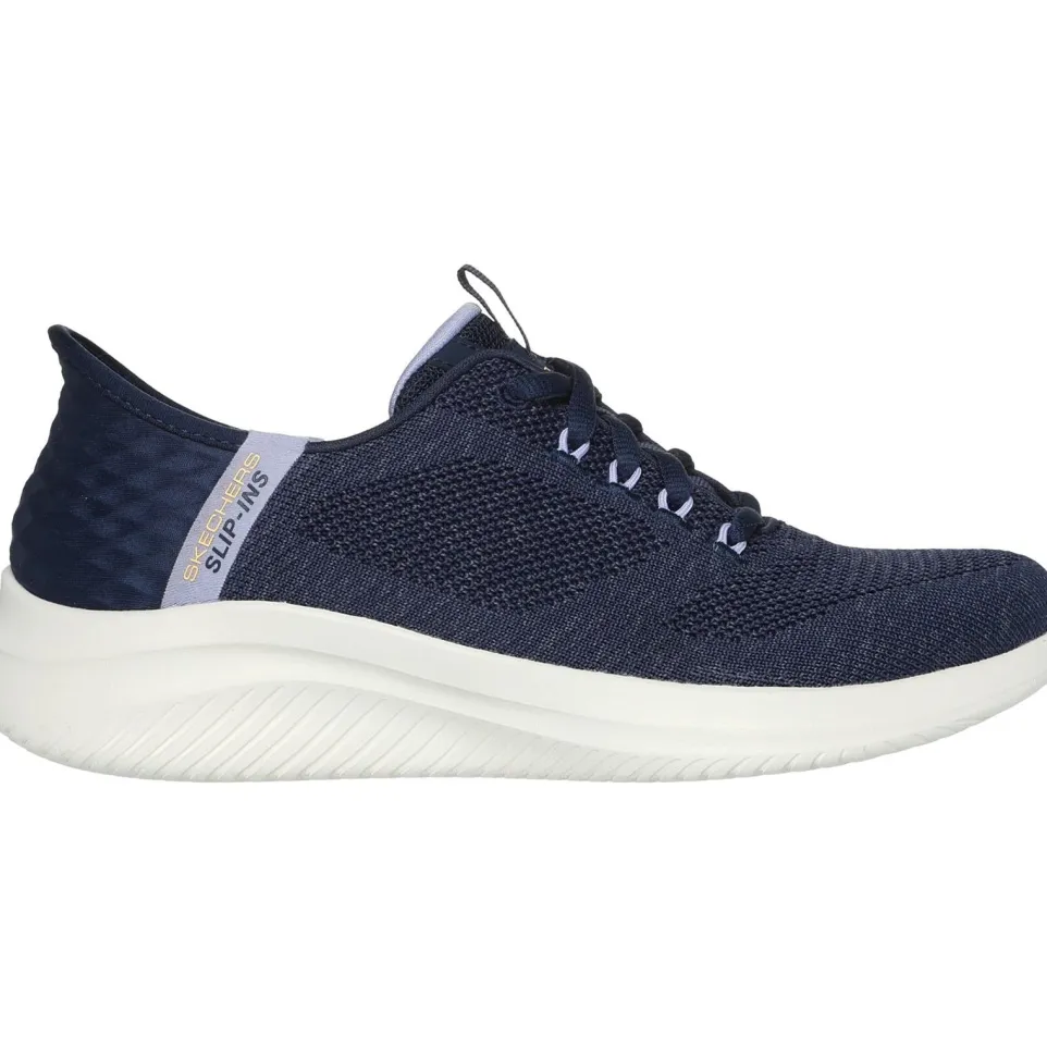 Women's Wide Fit Skechers 150178 Slip-ins Ultra Flex 3.0 Easy Step Trainers