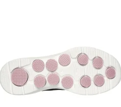 Women's Wide Fit Skechers 125207 Go Walk 7 Clear Path Trainers
