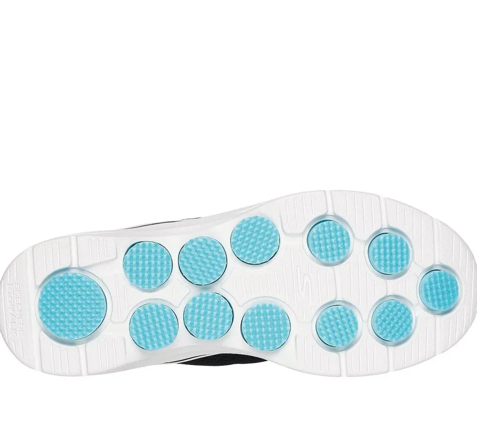 Women's Wide Fit Skechers 125215 Go Walk 7 Cosmic Waves Trainers