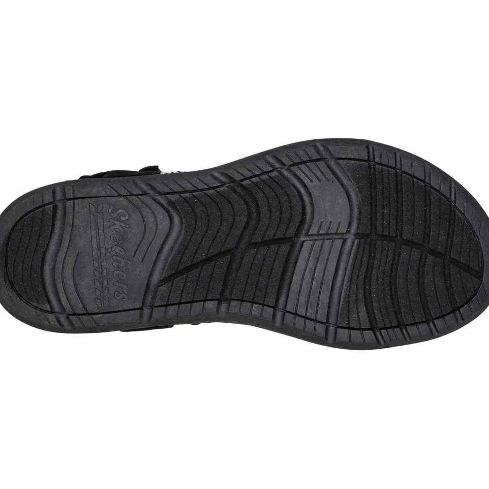 Women's Wide Fit Skechers 163221 Reggae Lite Beachy Sunrise Sandals