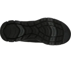 Womens Wide Fit Skechers Flex Appeal 4.0 - 149303 Walking Trainers - Black