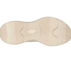 Women's Wide Fit Skechers 177402 Street Twisterz Lighten Up Trainers - Sand