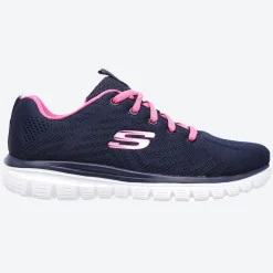 Womens Wide Fit Skechers 12615 Walking Trainers