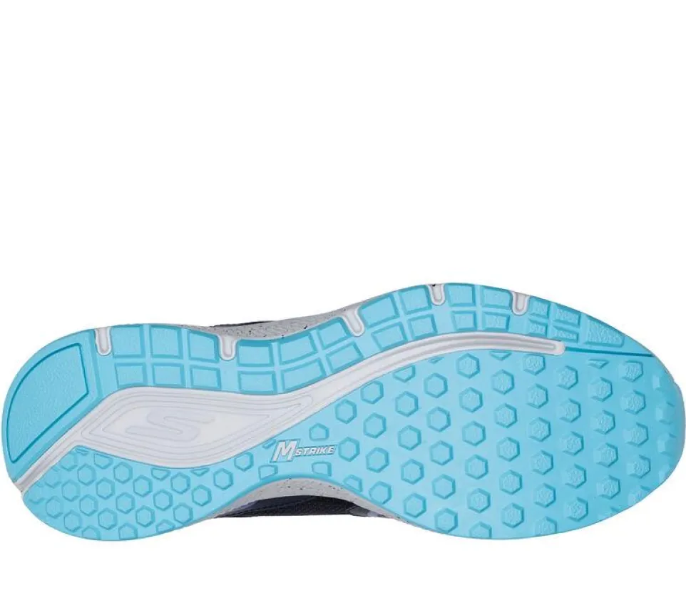 Women's Wide Fit Skechers 128285 Go Run Consistent Vivid Horizon Trainers