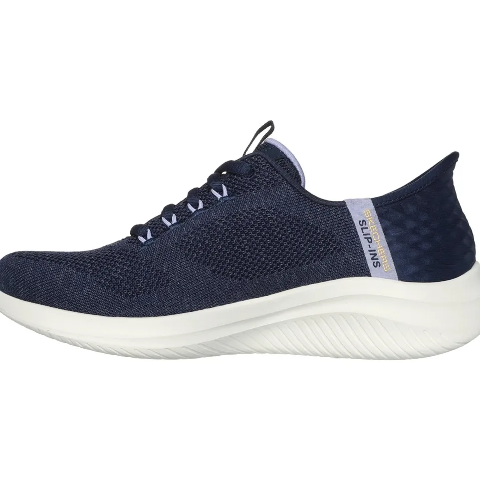 Women's Wide Fit Skechers 150178 Slip-ins Ultra Flex 3.0 Easy Step Trainers