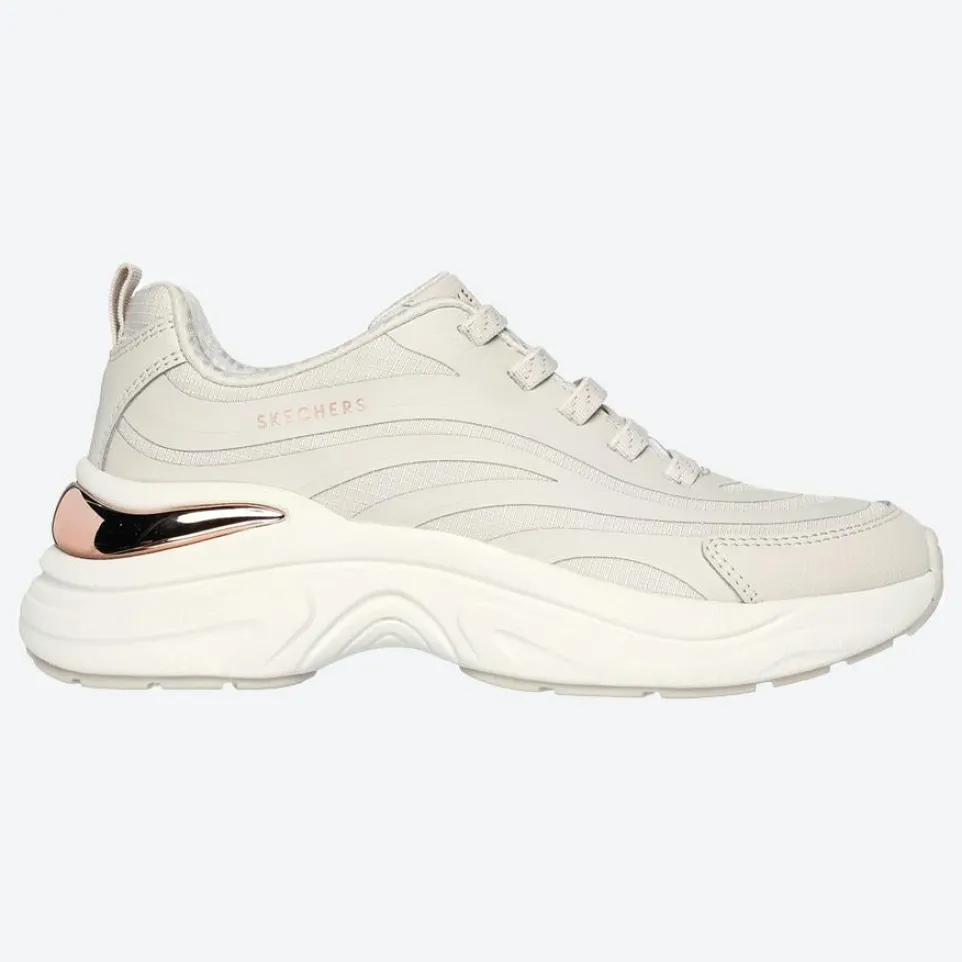 Women's Wide Fit Skechers 177575 Hazel Step N Flow Trainers