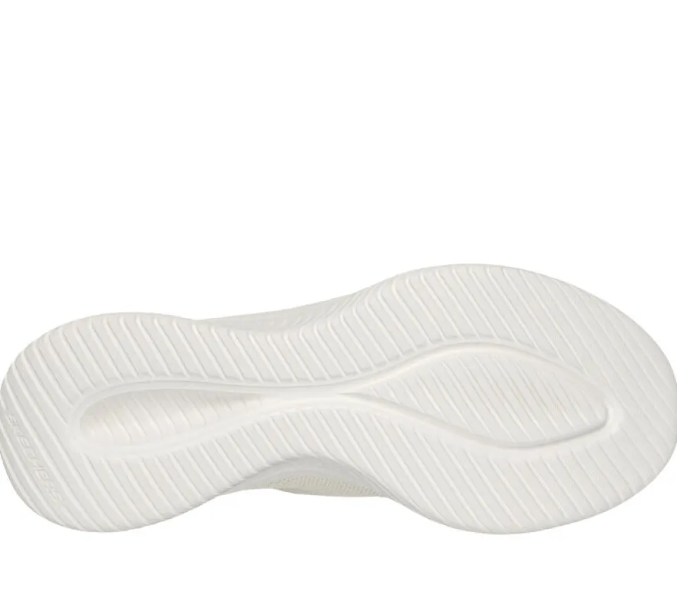 Women's Wide Fit Skechers 149710 Slip-ins Ultra Flex 3.0 Brilliant Trainers - Natural