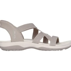 Women's Wide Fit Skechers 163460 Slip-ins Reggae Slim Stretch Flex Sandals