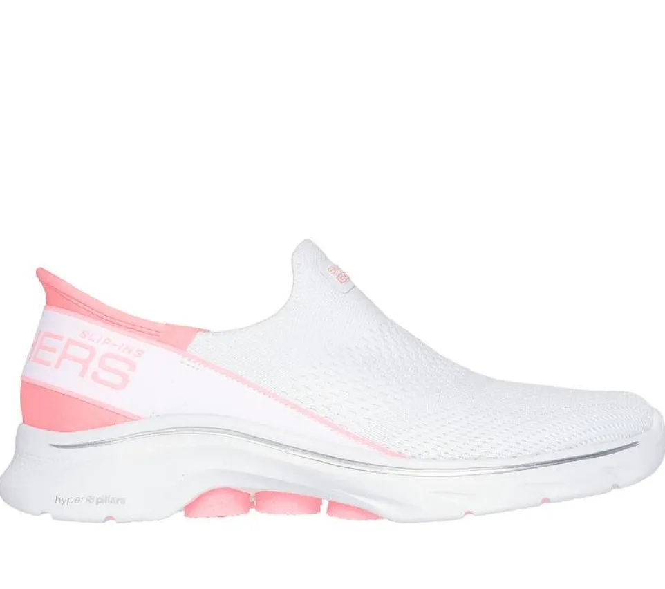 Women's Wide Fit Skechers 125231 Slip-ins Go Walk 7 Mia Trainers