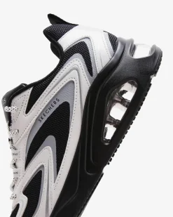Women's Wide Fit Skechers 177424 Tres Air Uno Street Fl Air Trainers