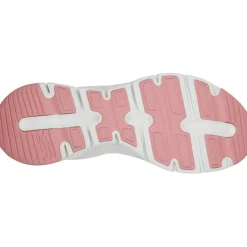 Women's Wide Fit Skechers 149057 Unny Outlook Sports Trainers - Rose