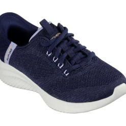Women's Wide Fit Skechers 150178 Slip-ins Ultra Flex 3.0 Easy Step Trainers