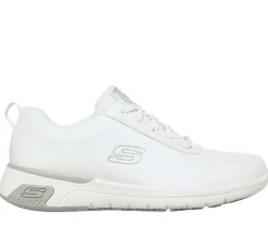 Women's Wide Fit Skechers 108010EC Marsing Gmina Slip Resistant Trainers