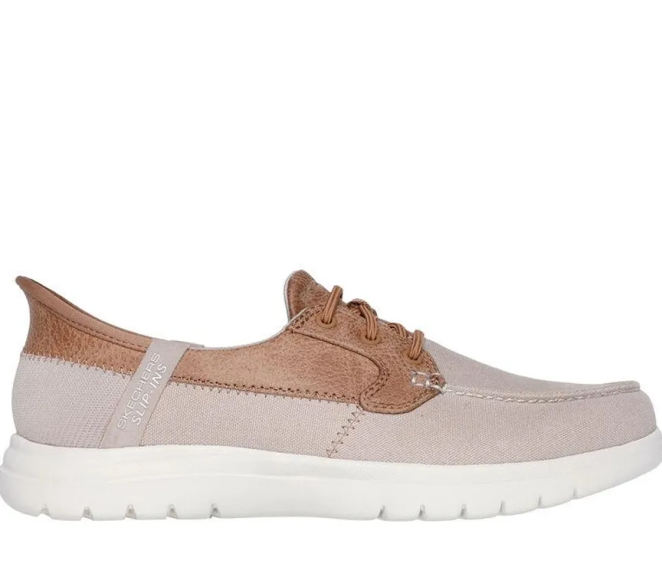 Women's Wide Fit Skechers 136536 Slip-ins On The Go Flex Palmilla Trainers